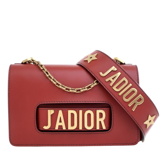 Pre-Loved Dior Medium Smooth Calfskin JAdior Chain Flap - Picture 1 of 12